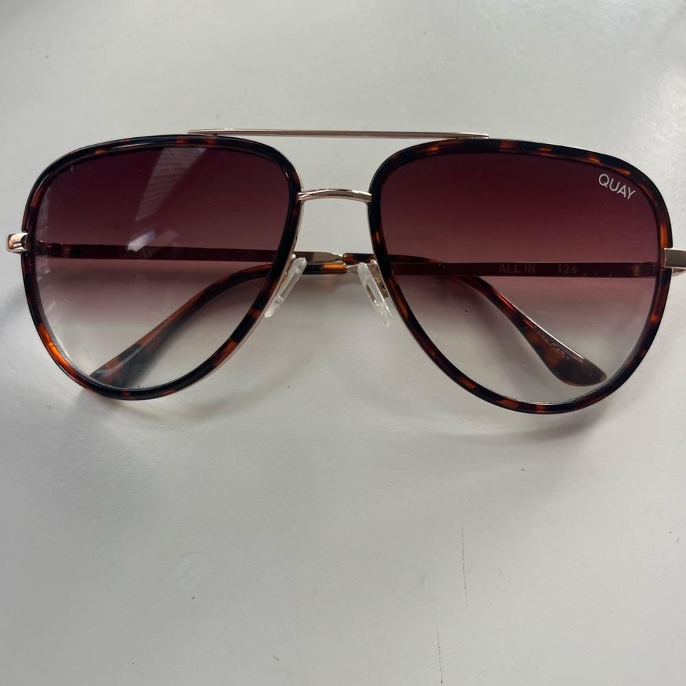 Quay Tortoise Shell Sunglasses